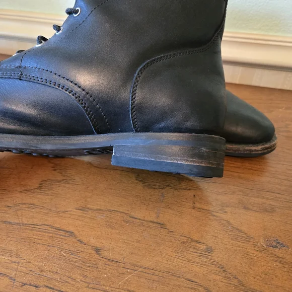 Thursday Boot Co. Captain Boots Mens Size 14 Black Leather Handmade Dress Casual - Picture 5 of 16